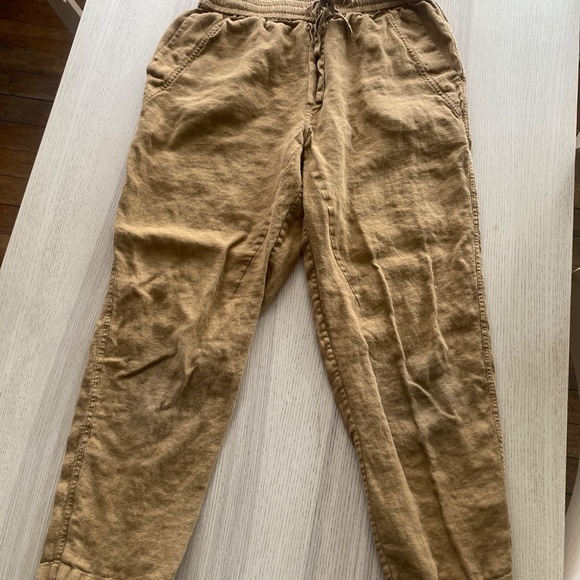 Drawstring Linen Pants - Picture 2 of 4